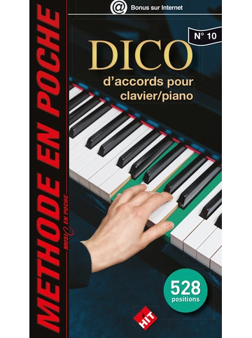 Dico d&amp;#039;accords pour clavier et piano Visuell